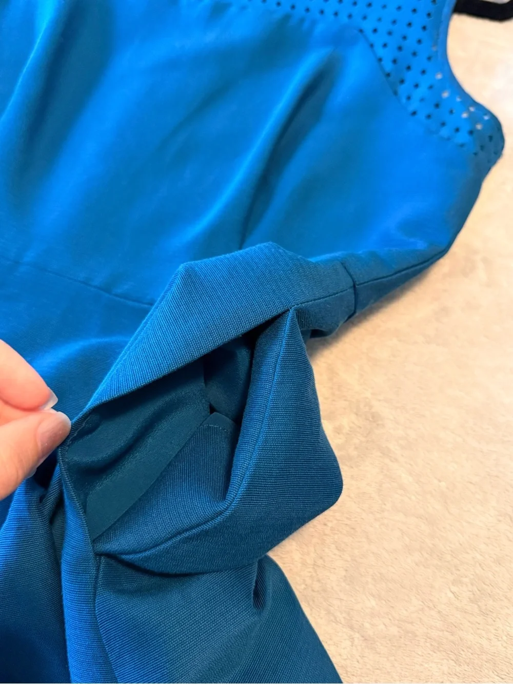 J. Crew Teal Eyelet Dress